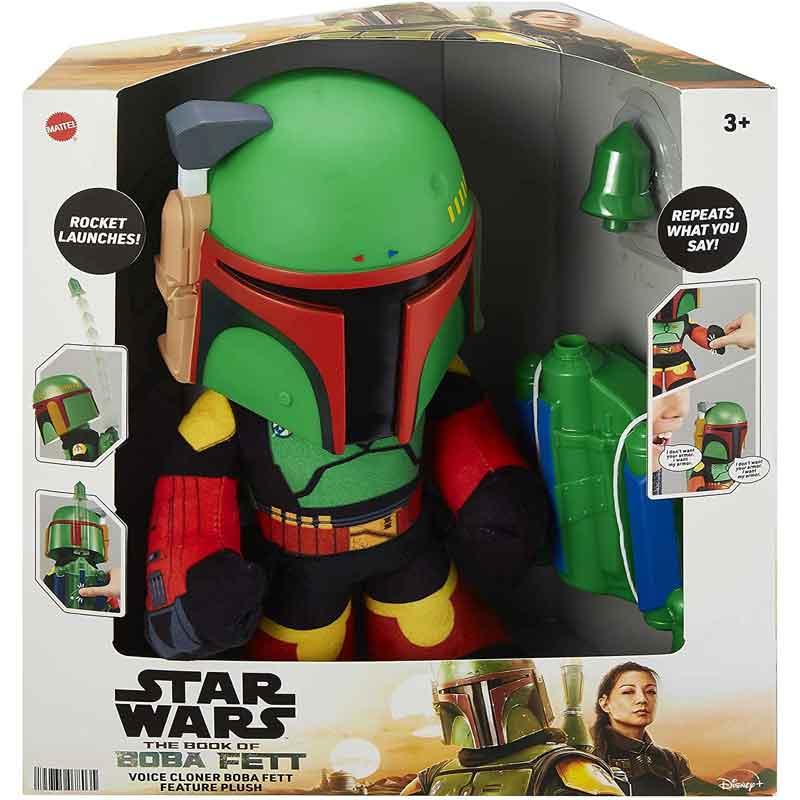 PELUCHE HHW55_6546-96 STAR WARS BOBA LANZA COHETES**