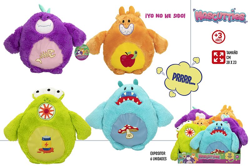 PELUCHE MONSTRUO PEDORRO 46793 20X23CM*