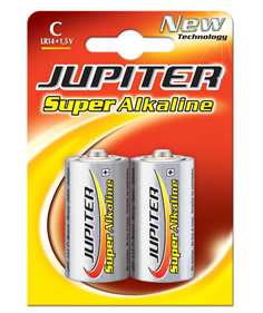 PILA JUPITER 040307 ALCALINA R14 BLISTER 2