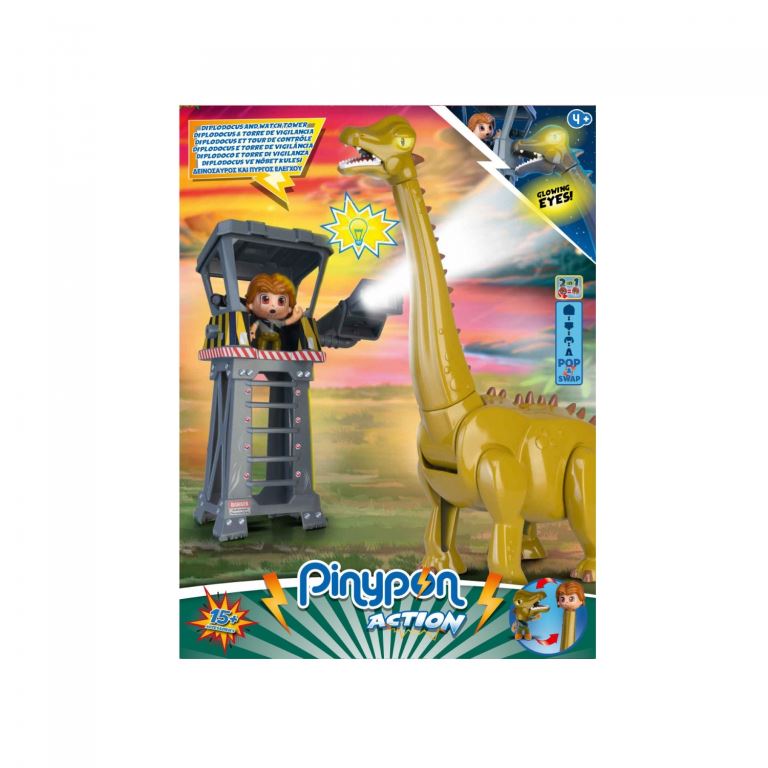 PINYPON PNC27000 (T) DIPLODOCUS Y TORRE (NK23)