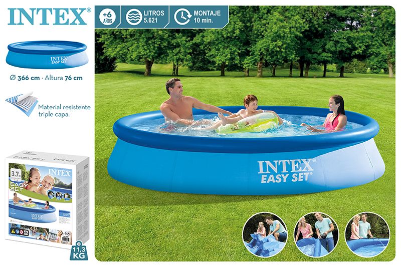 PISCINA 56420 REDONDA 366X76CM SIN BOMBA (NK24)