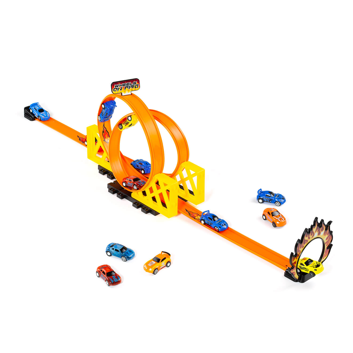 PISTA DE COCHES 23408 ULTIMATE CON 2 LOOPING Y 2 COCHES