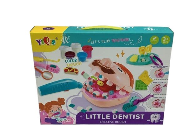 PLASTILINA DENTISTA CON ACCESORIOS 1350
