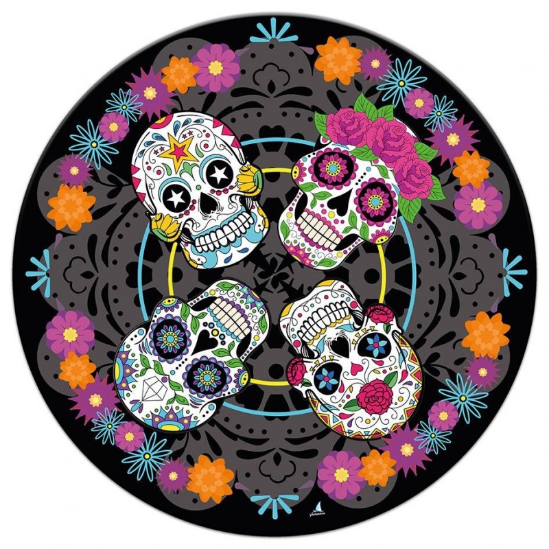 PLATOS 8 012400305 23 CM CALAVERAS