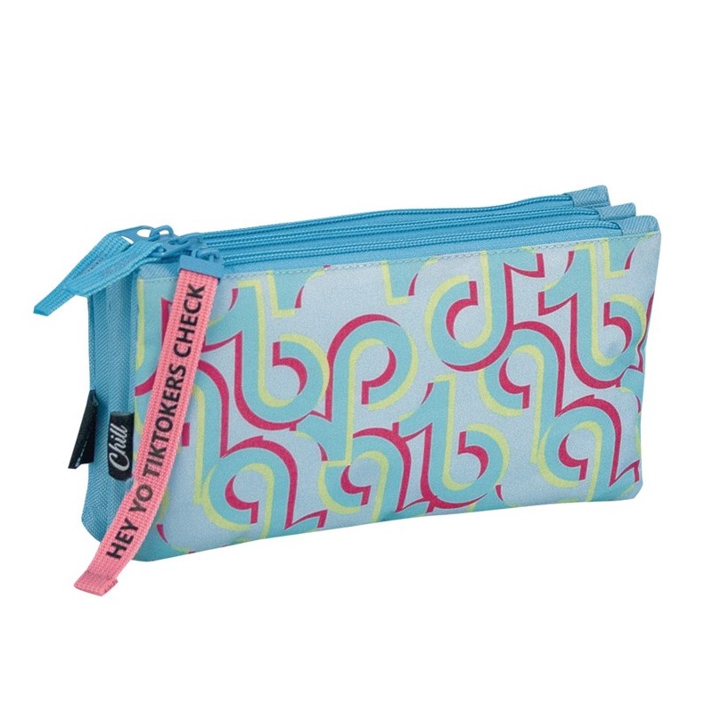 PORTATODO 58335 TRIPLE TIKTOK CHALLENGE 23X12X3.5CM**