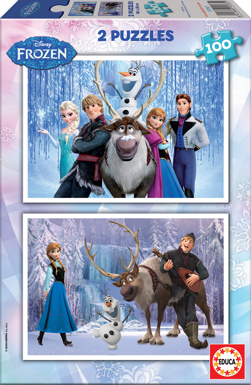 PUZZLE 15767 2X100 FROZEN