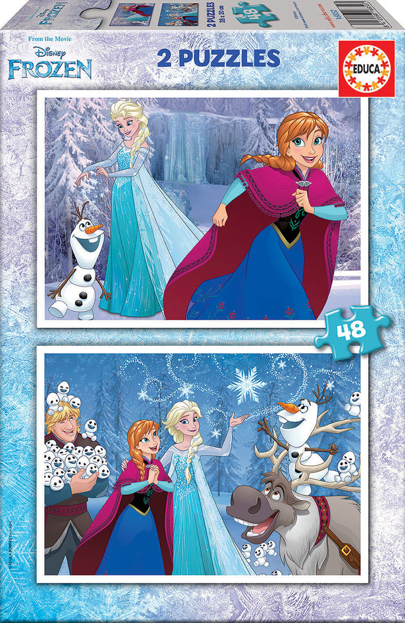 PUZZLE 16852 2X48 FROZEN