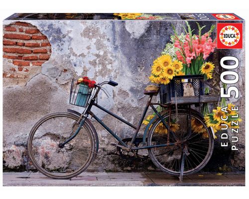 PUZZLE 17988 500 BICICLETA CON FLORES