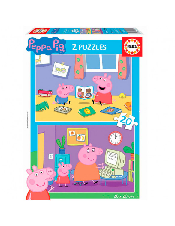 PUZZLE 18087 2X20 PEPPA PIG