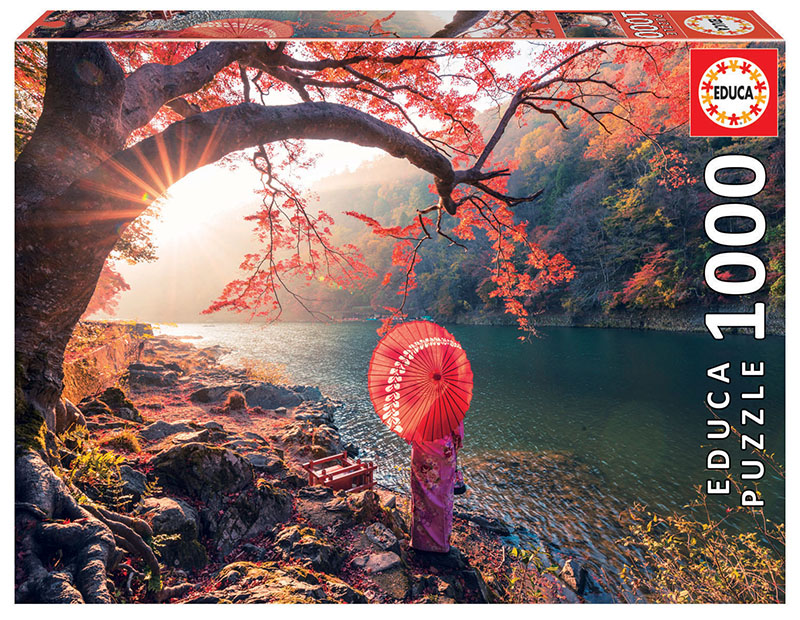 PUZZLE 18455 1000 AMANECER RIO KATSURA