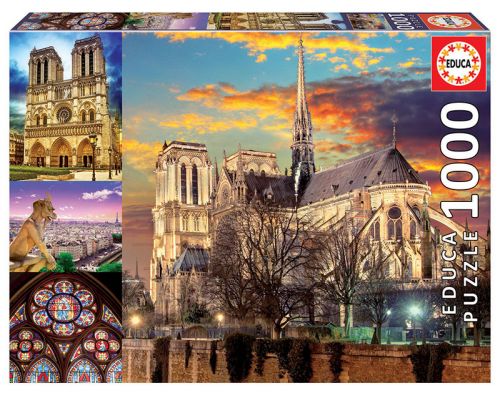 PUZZLE 18456 1000 COLLAGE NOTREDAM