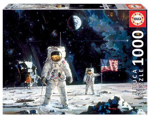 PUZZLE 18459 1000 FIRST MEN ON THE MOON
