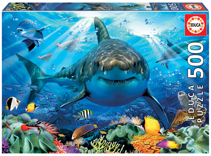 PUZZLE 18478 500 GRAN TIBURON BLANCO