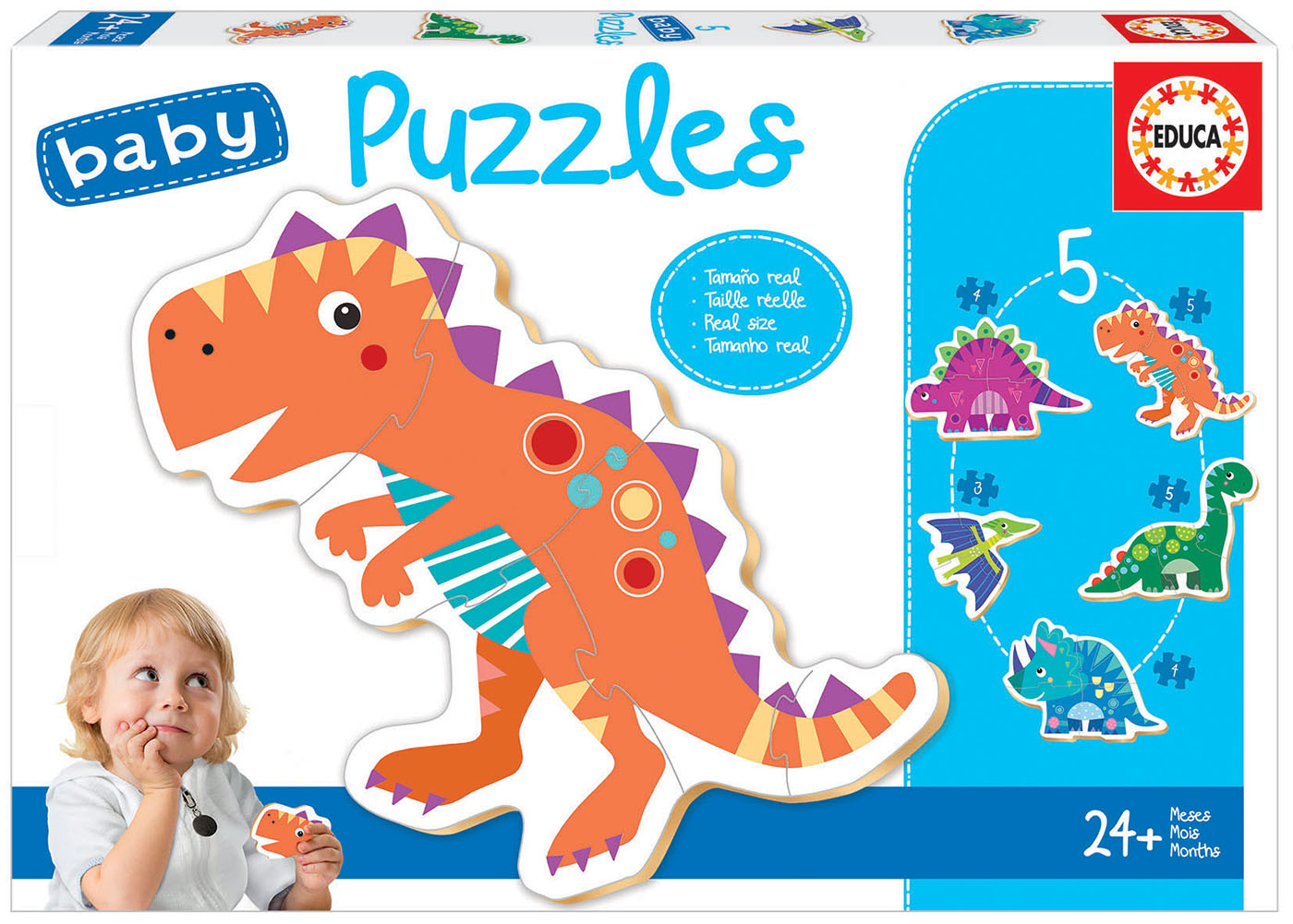 PUZZLE 18873 PROGRESIVO DINOSAURIO