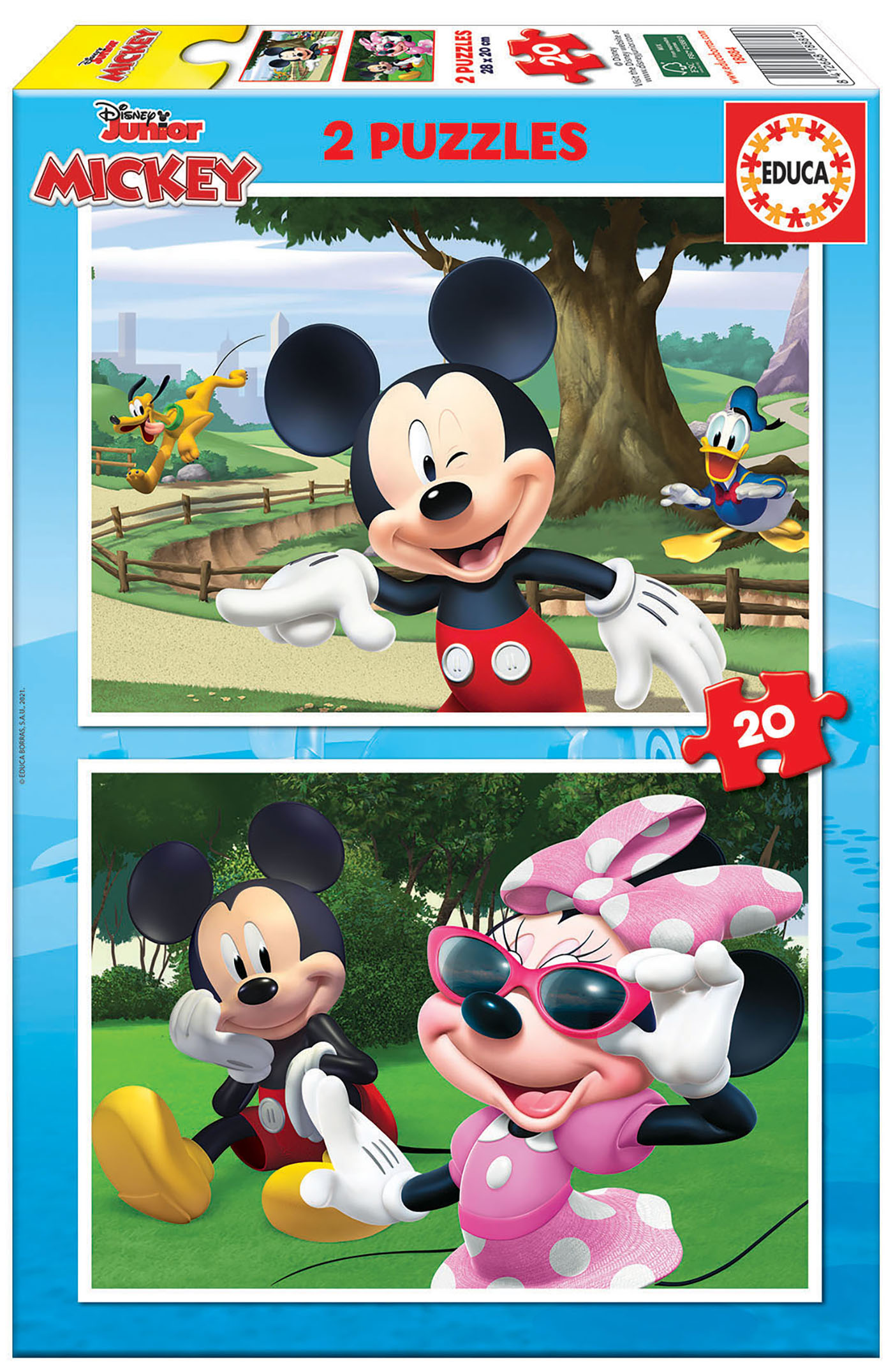PUZZLE 18884 2X20 MICKEY & FRIENDS