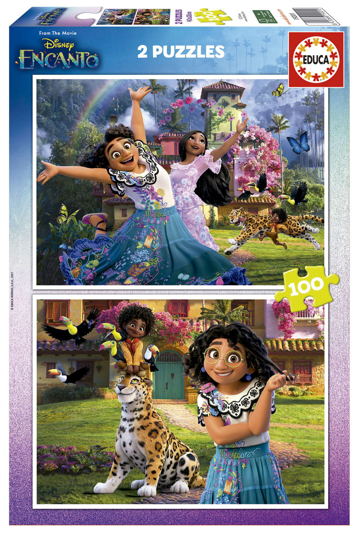 PUZZLE 19201 2X100 ENCANTO DISNEY