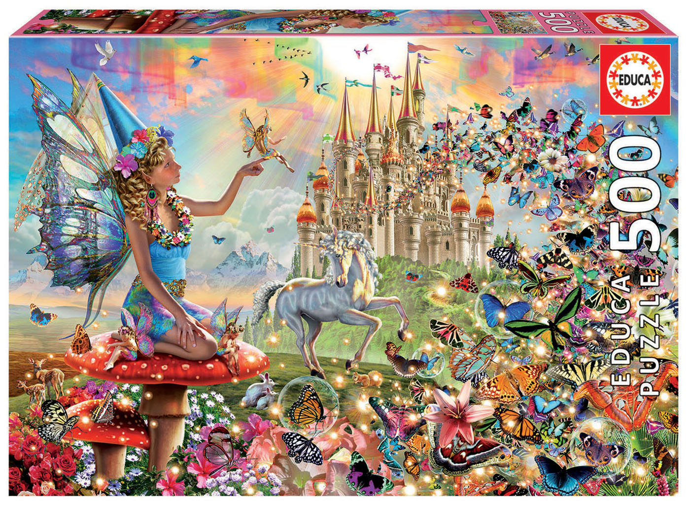 PUZZLE 19247 500 HADAS Y MARIPOSAS