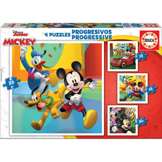 PUZZLE 19294 PROGR. MICKEY & FRIENDS 12+16+20+25
