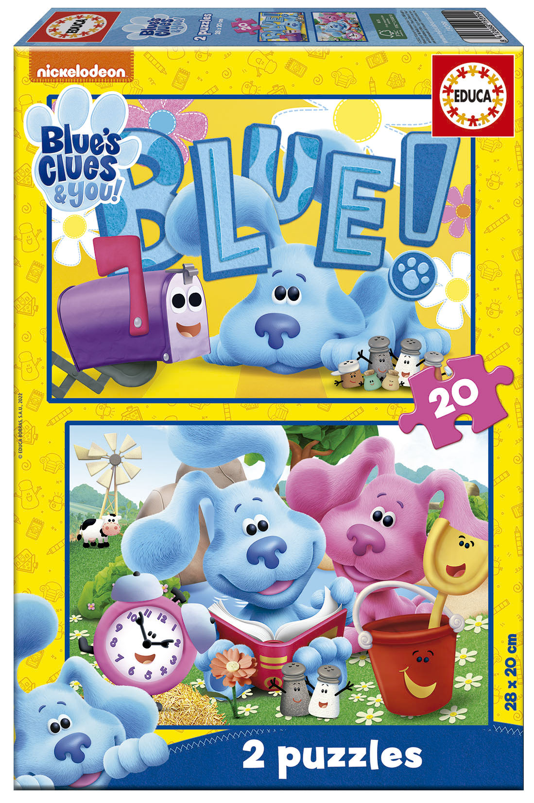 PUZZLE 19399 2X20 LAS PISTAS DE BLUE