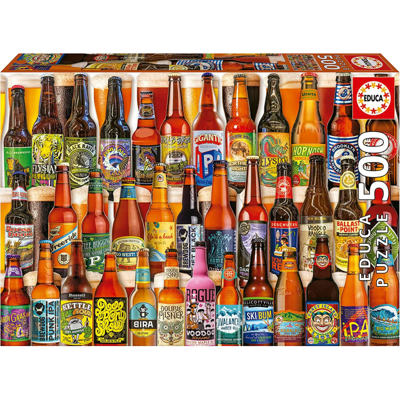 PUZZLE 19610 500 CERVEZAS ARTESANALES