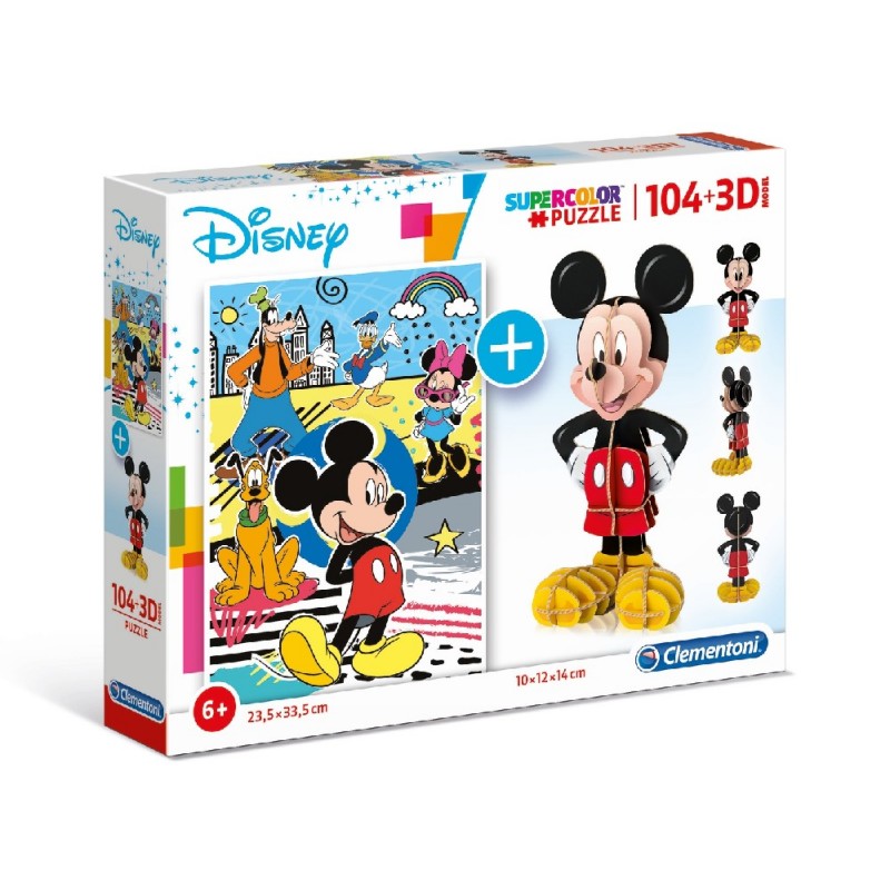 PUZZLE 20157 104 3D MODEL MICKEY MOUSE