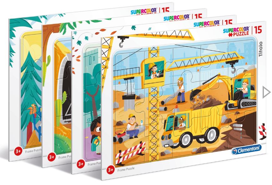 PUZZLE 22234 15 FRAME MEANS OF TRANSPORT**