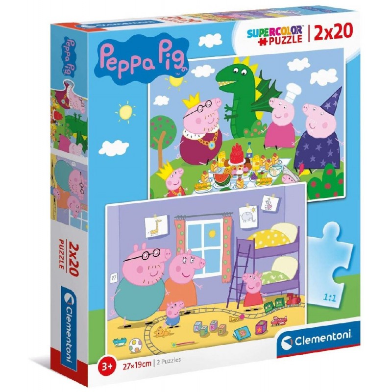 PUZZLE 24793 2X60 PEPPA PIG