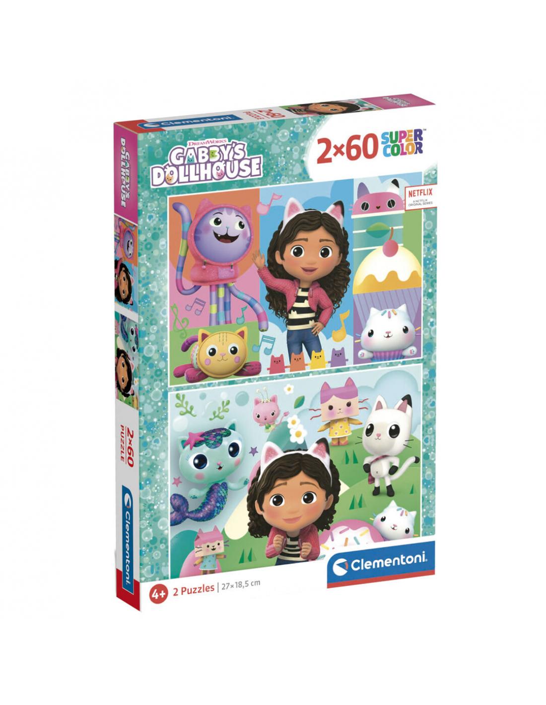 PUZZLE 24804 2X60 GABBY'S DOLLHOUSE