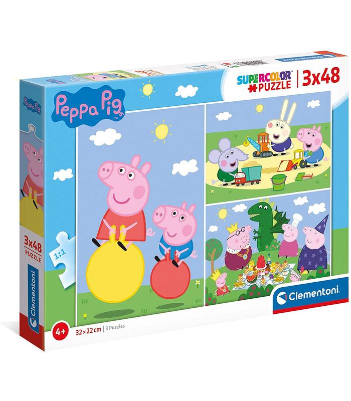 PUZZLE 25263 3X48 PEPPA PIG
