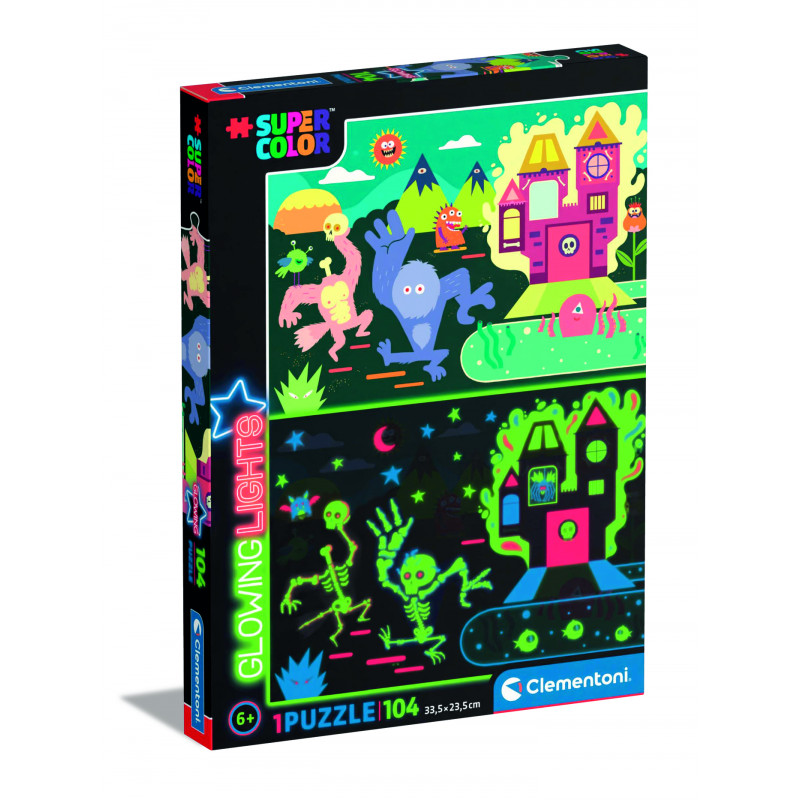 PUZZLE 27558 104 GLOWING NOLI MONSTERS