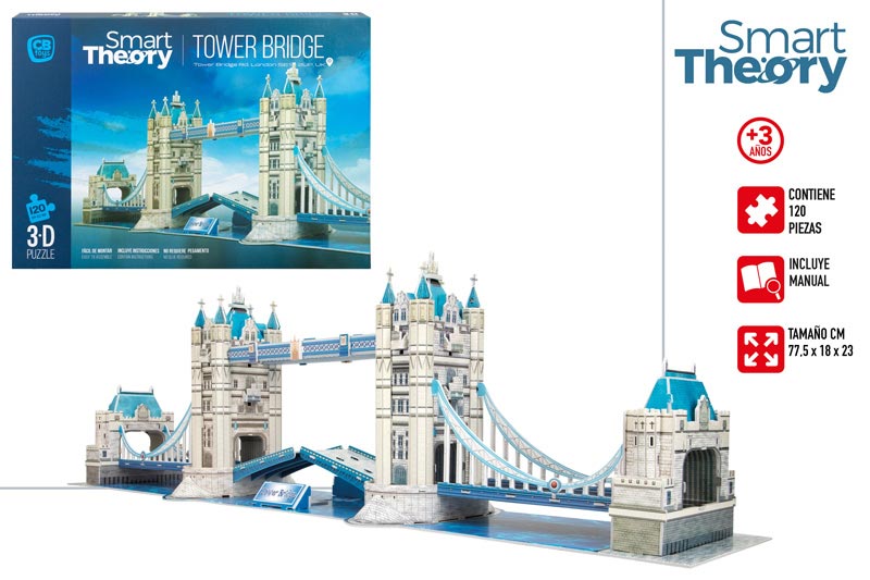 PUZZLE 3D TOWER BRIDGE 120 PCS 49657