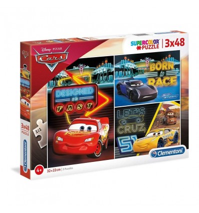 PUZZLE 3X48 CARS