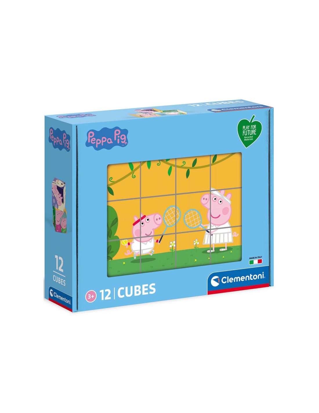 PUZZLE 45009 12 CUBOS PEPPA PIG