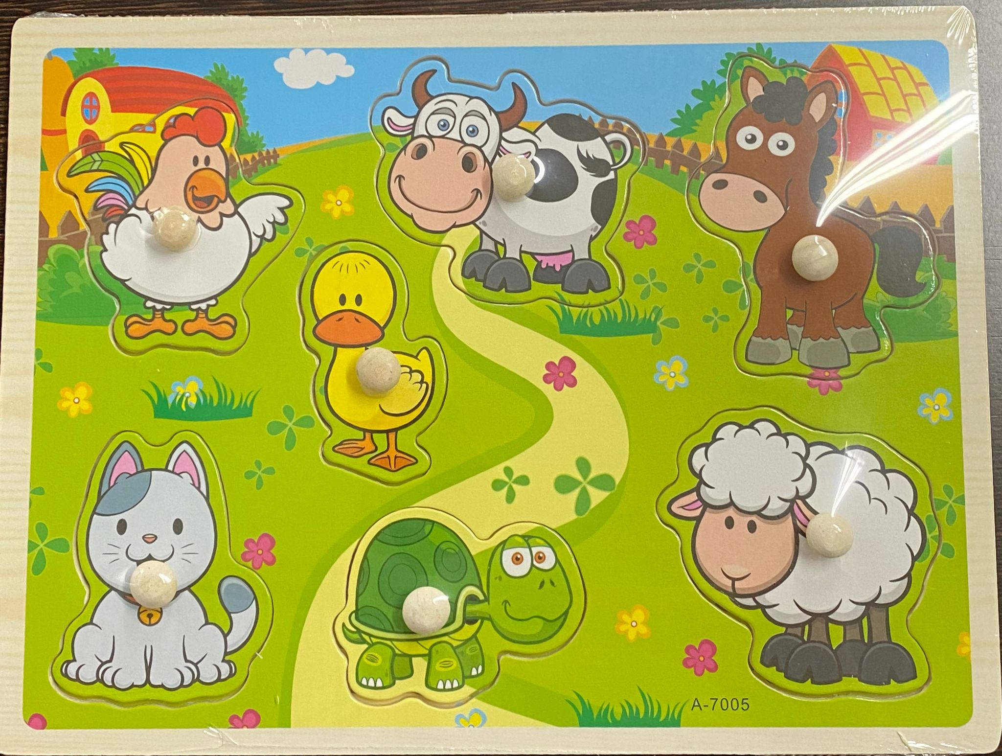 PUZZLE ANIMALES MADERA 906-23