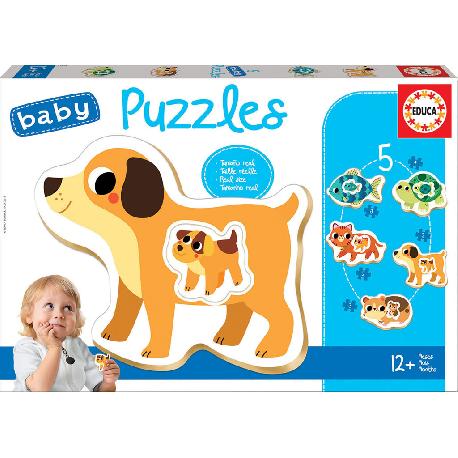 PUZZLE BABY 17573 5X4PCS ANIMALES