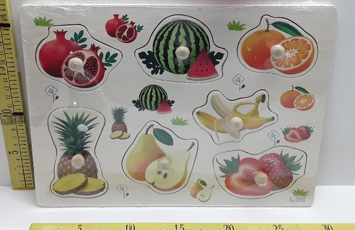 PUZZLE FRUTAS MADERA 905-23