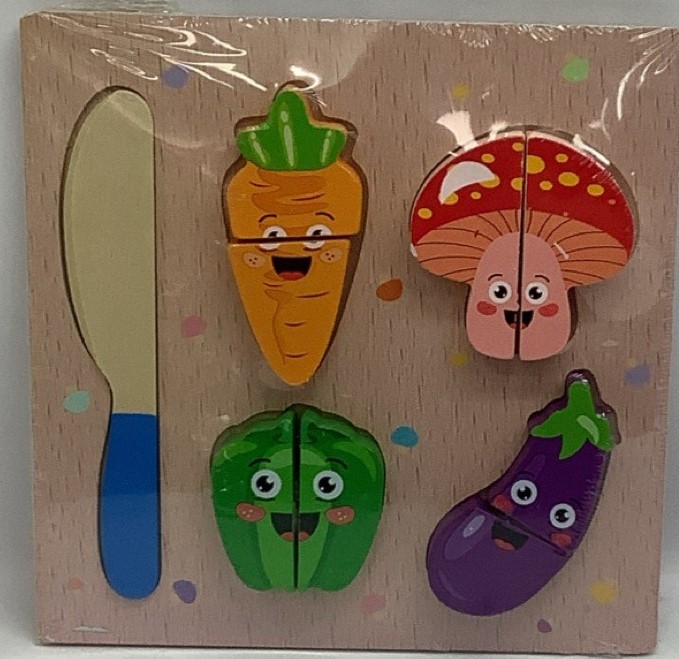 PUZZLE MADERA VEGETALES 1361