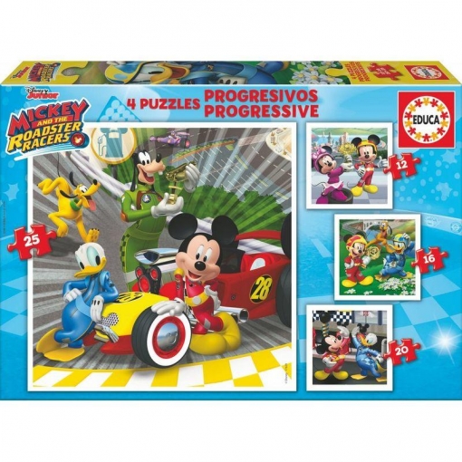 PUZZLE MICKEY 17629 4X25PCS Y SUPERPILOTOS**