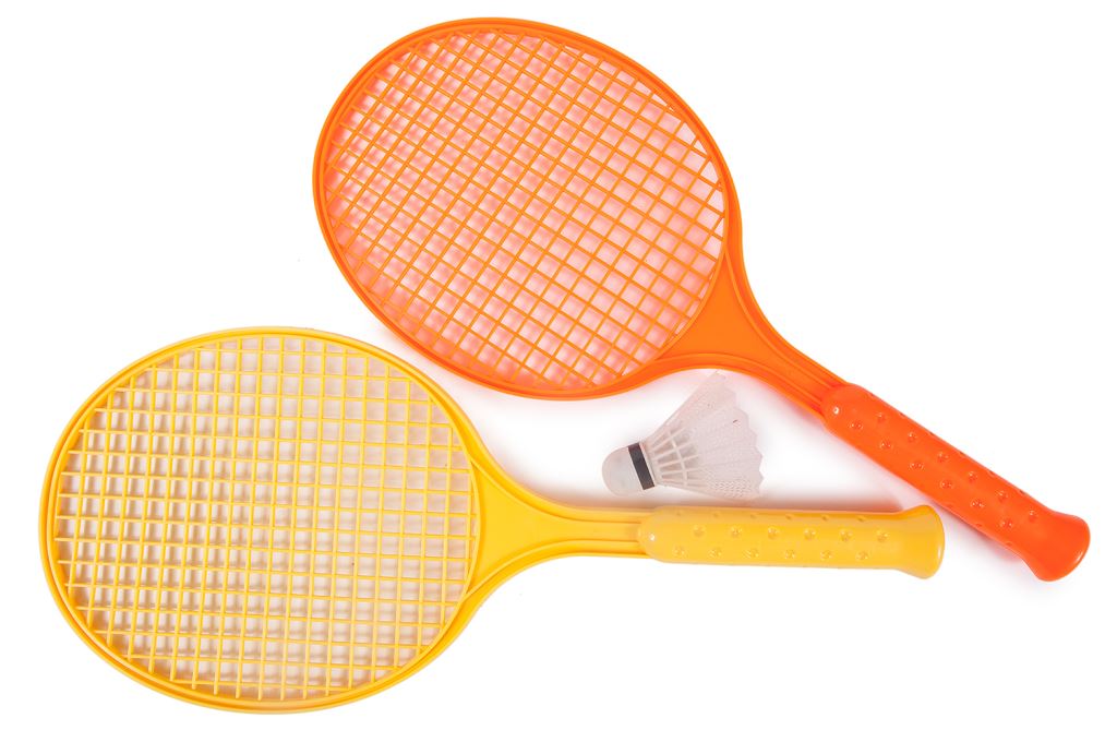 RAQUETAS 03-9596 CON PELOTA EN RED
