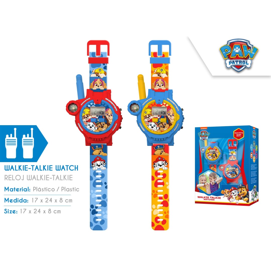 RELOJ WALKIE TALKIE PW19911 2 EN 1 PAW PATROL