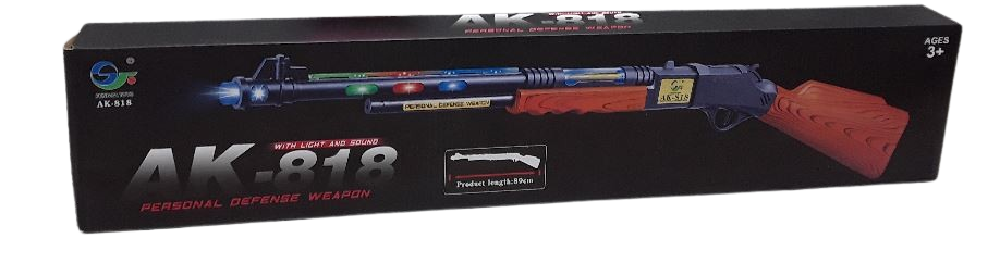 RIFLE ELECTRICO LUZ Y SONIDOS 987-21