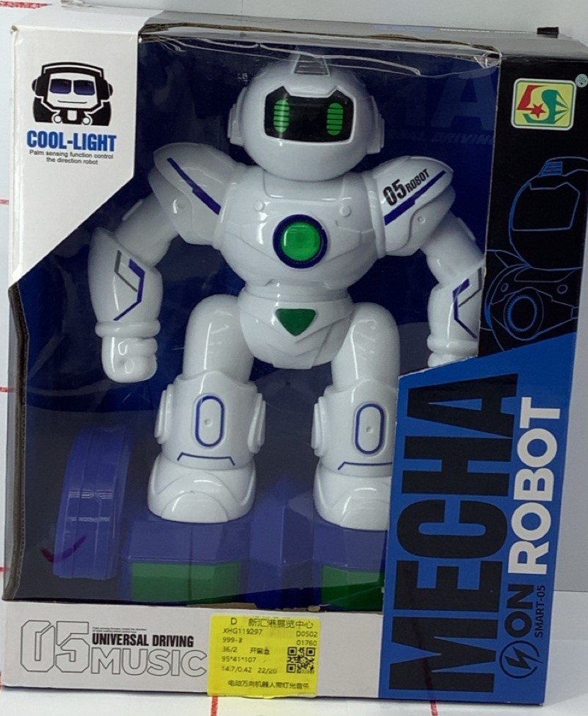 ROBOT CON LUZ, SONIDO Y PATINETE 1714