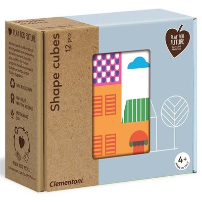 SET 12 CUBOS 16227 SERIGRAFIADOS FORMAS CASAS**