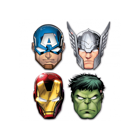 SET 6 CARETAS AVENGERS PR87976