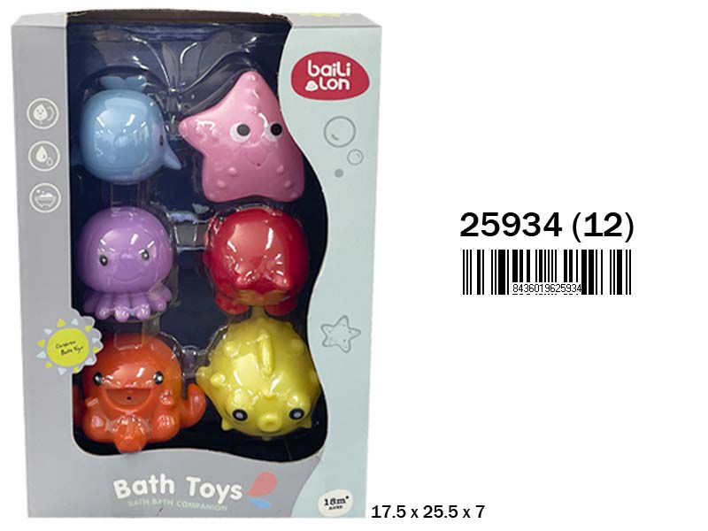 SET 6 JUEGOS BAÑERA 25934