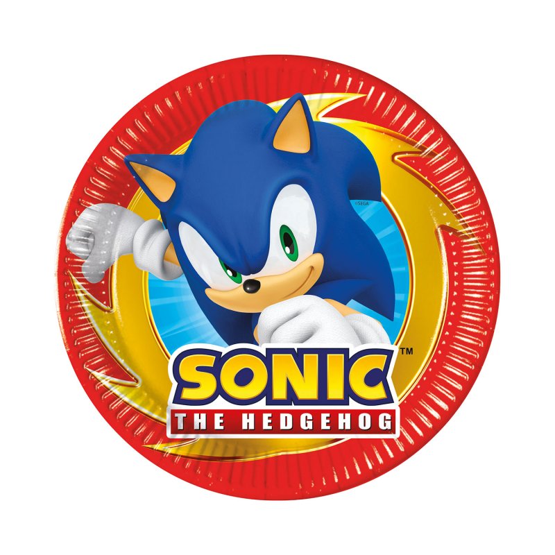 SET 8 PLATOS 20 CM SONIC PR95646