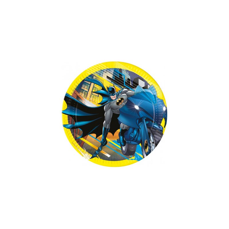 SET 8 PLATOS 23 CM BATMAN PR93452