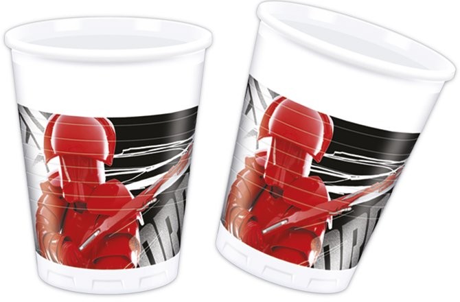 SET 8 VASOS 88550 PLASTICO 200ML STAR WARS