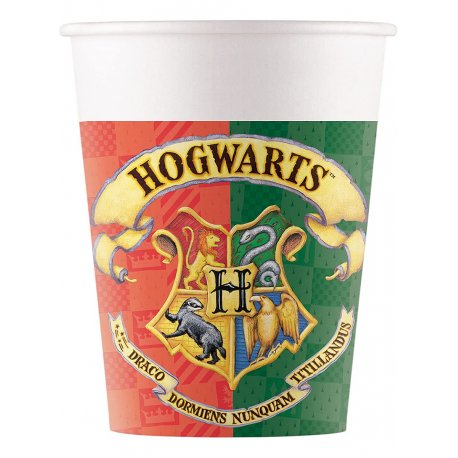 SET 8 VASOS DE PAPEL HARRY POTTER PR93506