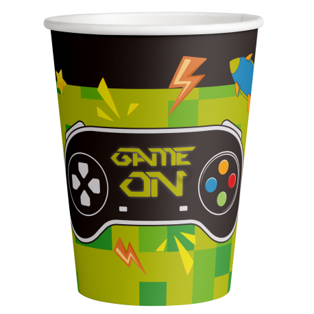 SET 8 VASOS GAMING PARTY CV21154